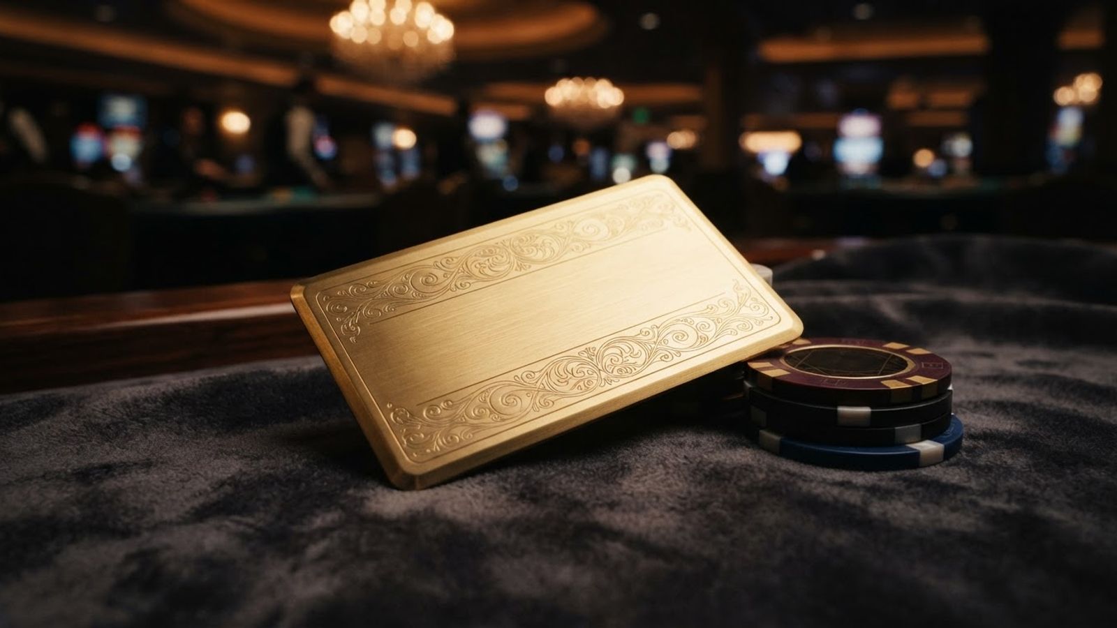 Carte dorée et jetons du programme VIP BetZino