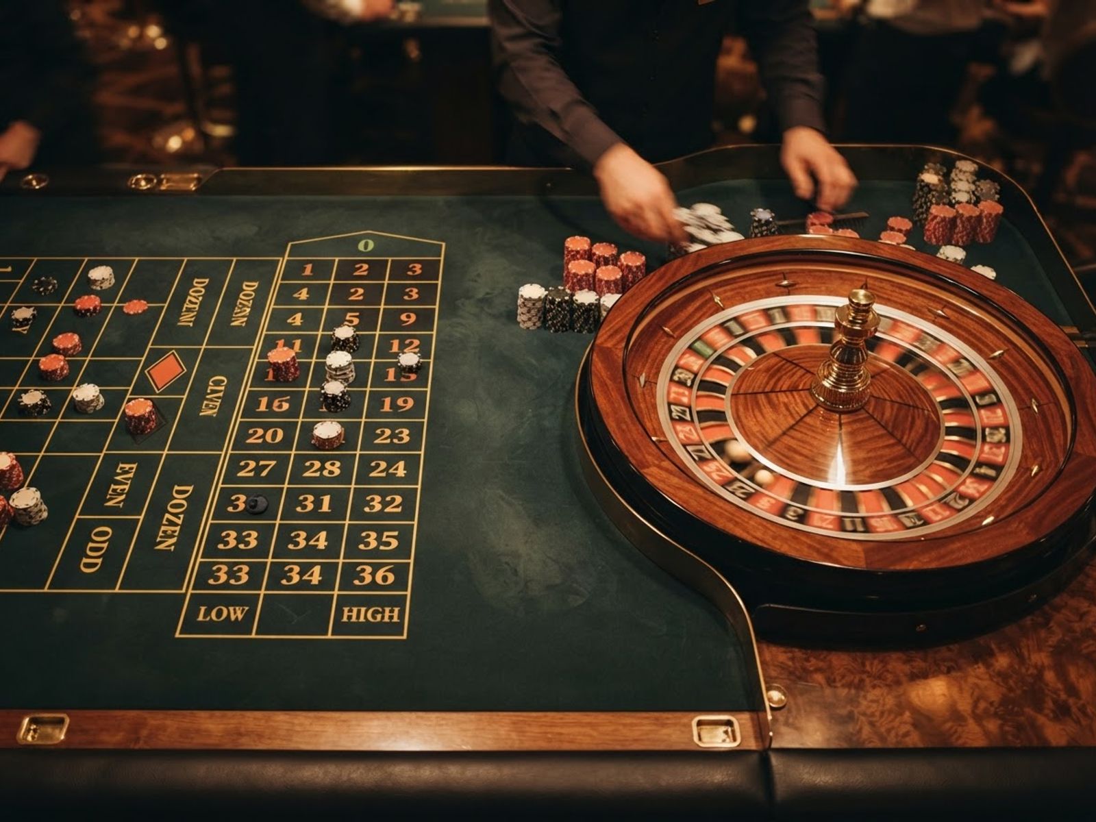 Table de roulette en direct avec croupier chez BetZino